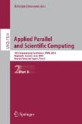 Applied parallel and scientific computing: 10th International Conference, PARA 2010, Reykjavík, Iceland, June 6-9, 2010, Revised Selected Papers, part II