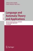 Language and automata theory and applications: 6th International Conference, LATA 2012, A Coruña, Spain, March 5-9, 2012, Proceedings