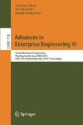 Advances in enterprise engineering VI: Second Enterprise Engineering Working Conference, EEWC 2012, Delft, The Netherlands, May 7-8, 2012, Proceedings
