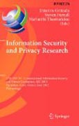 Information security and privacy research: 27th IFIP TC 11 Information Security and Privacy Conference, SEC 2012, Heraklion, Crete, Greece, June 4-6, 2012, Proceedings