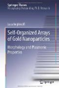 Self-organized arrays of gold nanoparticles: morphology and plasmonic properties