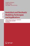 Analytical and stochastic modeling techniques andapplications: 19th International Conference, ASMTA 2012, Grenoble, France, June 4-6, 2012. Proceedings