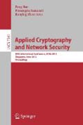Applied cryptography and network security: 10th International Conference, ACNS 2012, Singapore, June 26-29, 2012, Proceedings