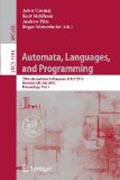 Automata, languages, and programming: 39th International Colloquium, ICALP 2012, Warwick, UK, July 9-13, 2012, Proceedings, part I