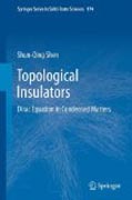 Topological insulators: Dirac equation in condensed matters