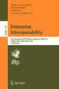 Enterprise interoperability: 4th International IFIP Working Conference, IWEI 2012, Harbin, China, September 6-7, 2012, Proceedings