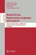 Model driven engineering languages and systems: 15th International Conference, MODELS 2012, Innsbruck, Austria, September 30 -- October 5, 2012, Proceedings