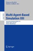 Multi-Agent-Based Simulation XIII