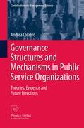 Governance structures and mechanisms in public service organizations: theories, evidence and future directions