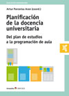 Planificación de la docencia universitaria: Del plan de estudios a la programacion de aula
