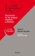 Diccionario de las lenguas española y alemana v. II Alemán-español