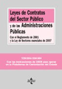 Leyes de contratos del sector público y de las administraciones públicas