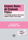 Estatuto Básico del Empleado Público: Texto Refundido aprobado por Real Decreto Legislativo 5/2015, de 30 de octubre