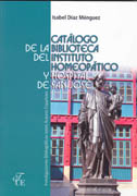 Catálogo de la biblioteca del instituto homeopático y hospital de San José