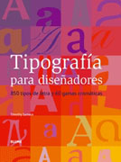 Tipografía para diseñadores: 850 tipos de letra y 40 gamas cromáticas