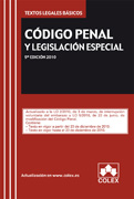 Código penal y legislación especial: texto legal básico