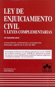 Ley de enjuiciamiento civil y leyes complementarias: jurisprudencia, comentarios y concordancias