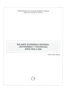 Balance económico regional: (autonomias y provincias): años 2000 a 2009