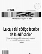 La caja del código técnico de la edificación: incluye los 11 volúmenes del C.T.E., los documentos de actualización a 1 de septiembre de 2009 y aclaraciones de aplicación