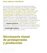 Diccionario visual de preimpresión y producción