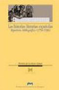 Las historias literarias españolas: repertorio bibliográfico (1754-1936)