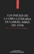 Los inicios de la obra literaria de Gabriel Miró: del vivir