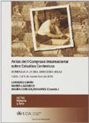 Actas del I Congreso Internacional sobre Estudios Cerámicos: Homenaje a la dra. Mercedes Vegas. Cádiz, 1 al 5 de noviembre de 2010