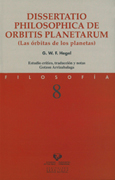 Dissertatio philosophica de orbitis planetarum: (Las órbitas de los planetas)