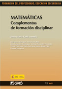 Matemáticas: complementos de formación disciplinar